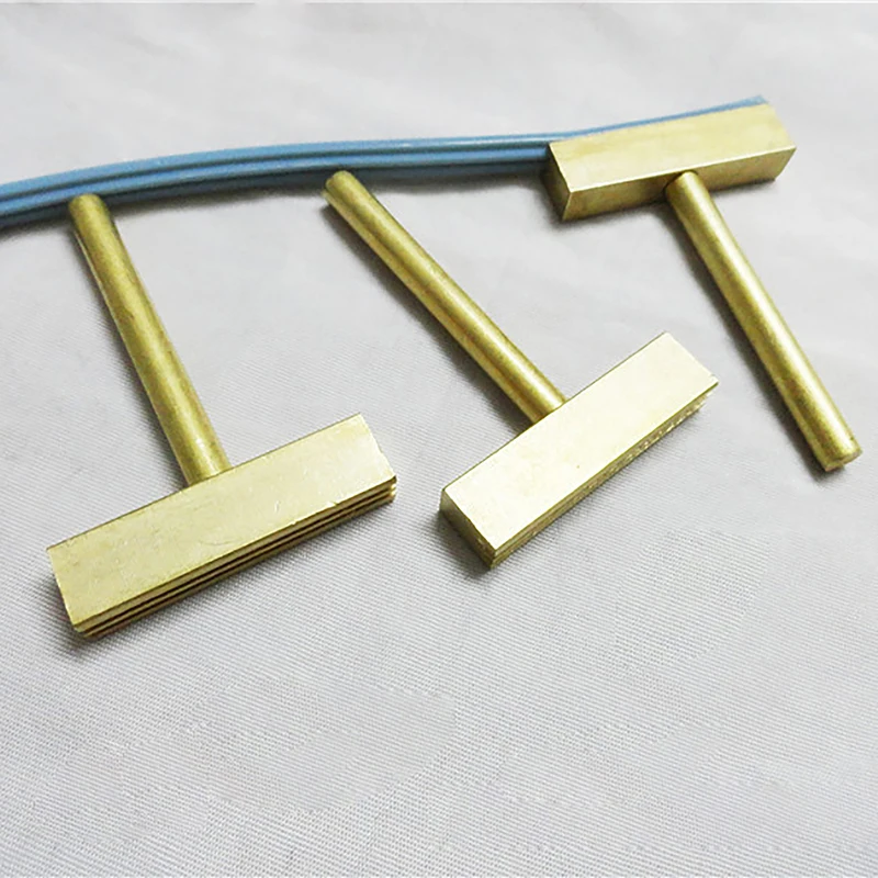 HOT! 10Pcs T-Solder Iron Tip Hot Press Rubber Cable Kit For Electronics LCD Screen Double Track Repair Tools