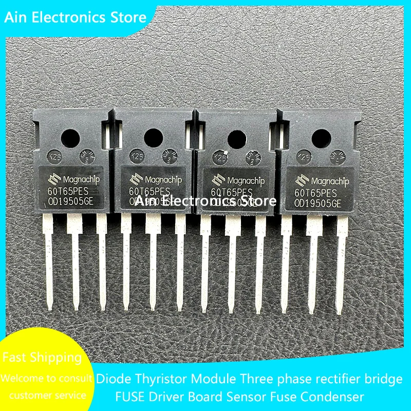 10 個 - 30 個 60T65PES MBQ60T65PESTH MBQ60T65PES MBQ60T65 60T65 TO-247 IGBT シングルパイプ 60A 650V 100% 新しい輸入オリジナル