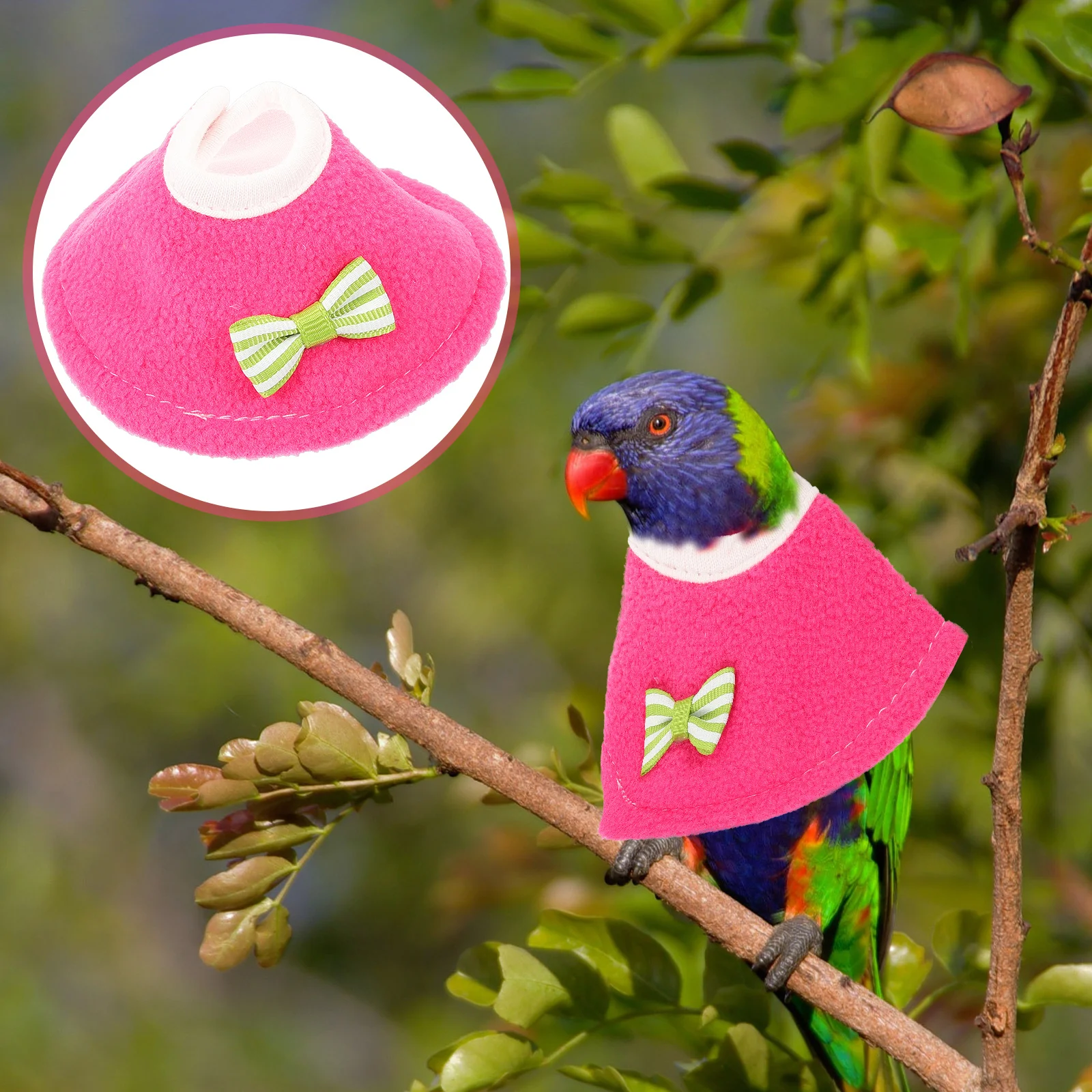 

Bird Nest Collar Supply Elizabeth Circle Parrot Protective Cages for Parakeets Birds