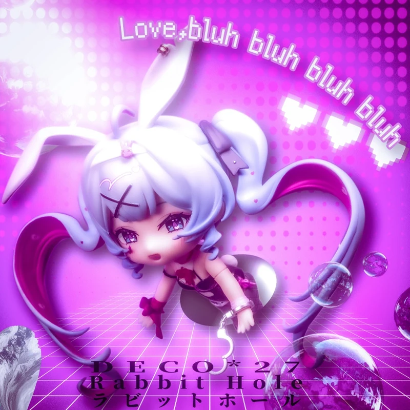 

In Stock Genuine Good Smlie Company Gsc Hatsune Miku 2730 Rabbit Hole Pvc Q Ver. Action Figure Anime Model Toy Collectibles Gift