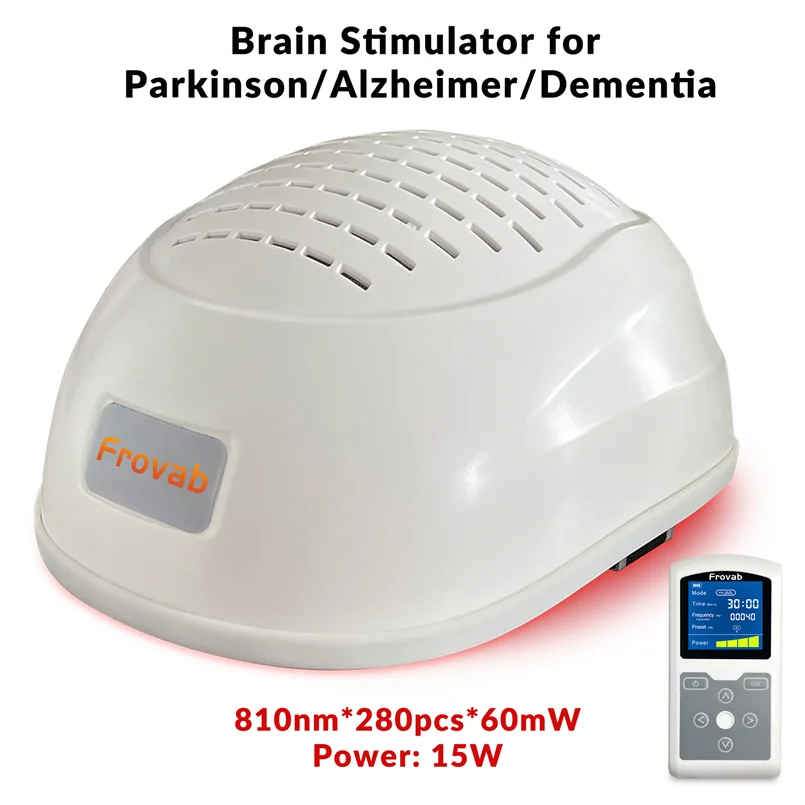 

40Hz TBI Treat Traumatic 810nm Red Light Therapy Brain Stimulatior Apparatus Stroke Dementia Parkinsons Gifts for Men Women