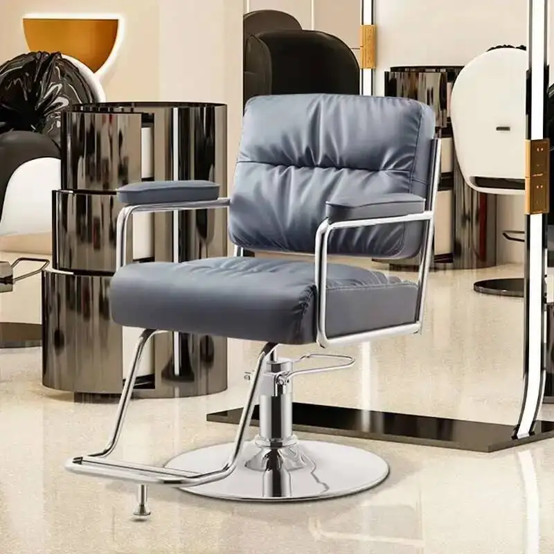 

Lifting Lowering Hairstylist And Hairdressing Barber Chairs Hot Dyeing Dedicated Barber Chairs Chaise Coiffeuse Furniture QF50BC