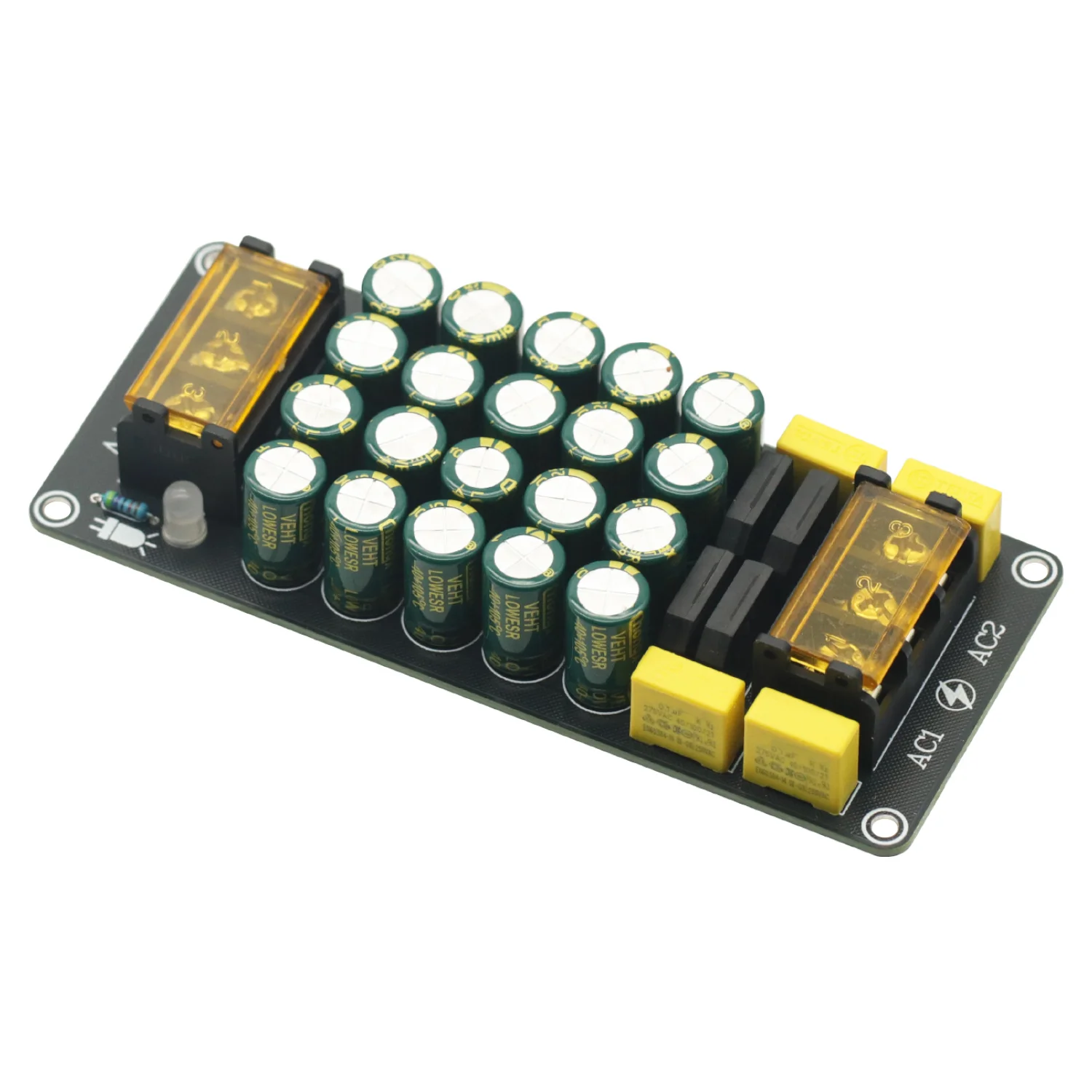 10A DC Full Bridge Dual Power Supply Rectifier Filter Power Amplifier Board