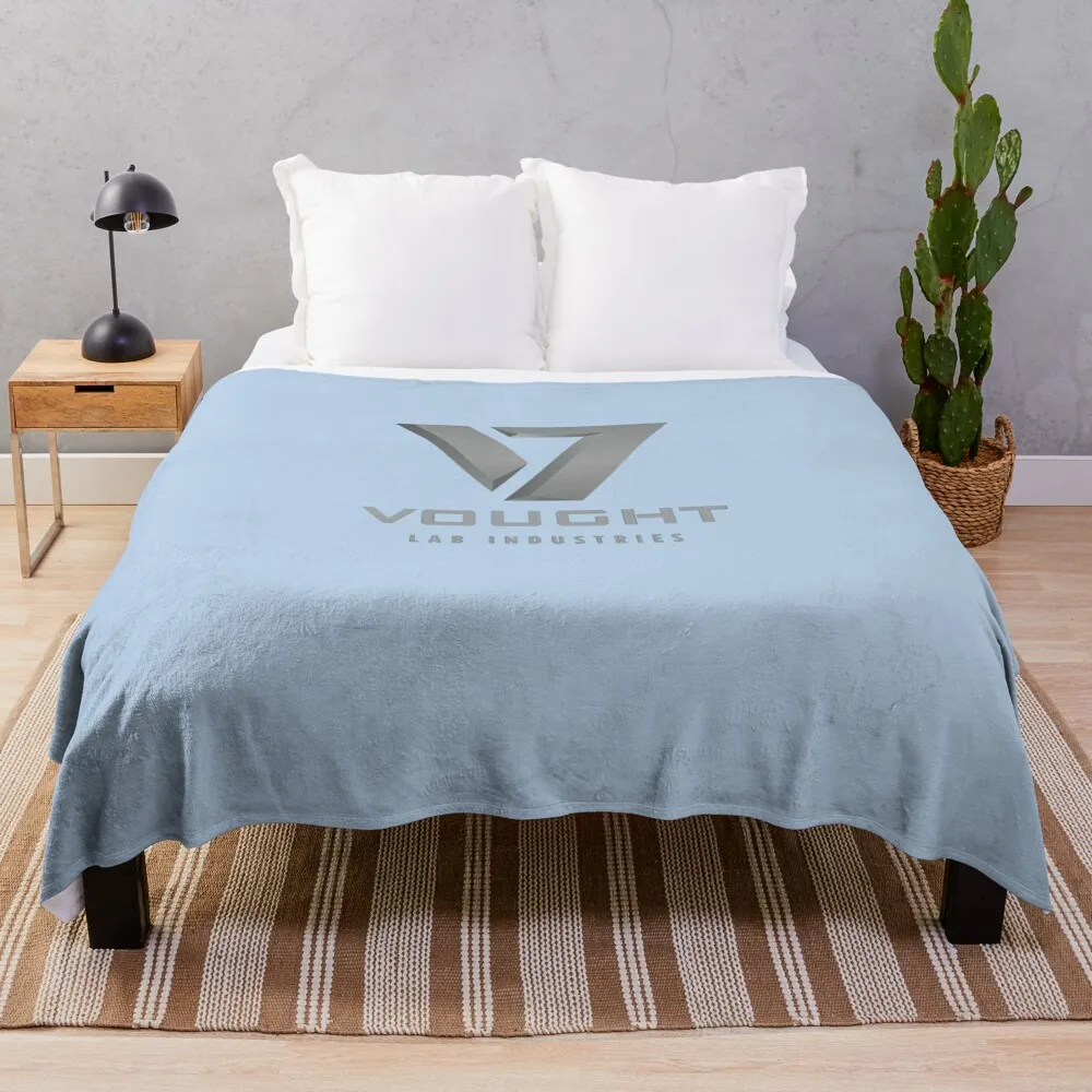 BEST SELLER International Vought Logo Merchandise Essential T-Shirt Throw Blanket Furrys Plaid Hairy fluffy Blankets