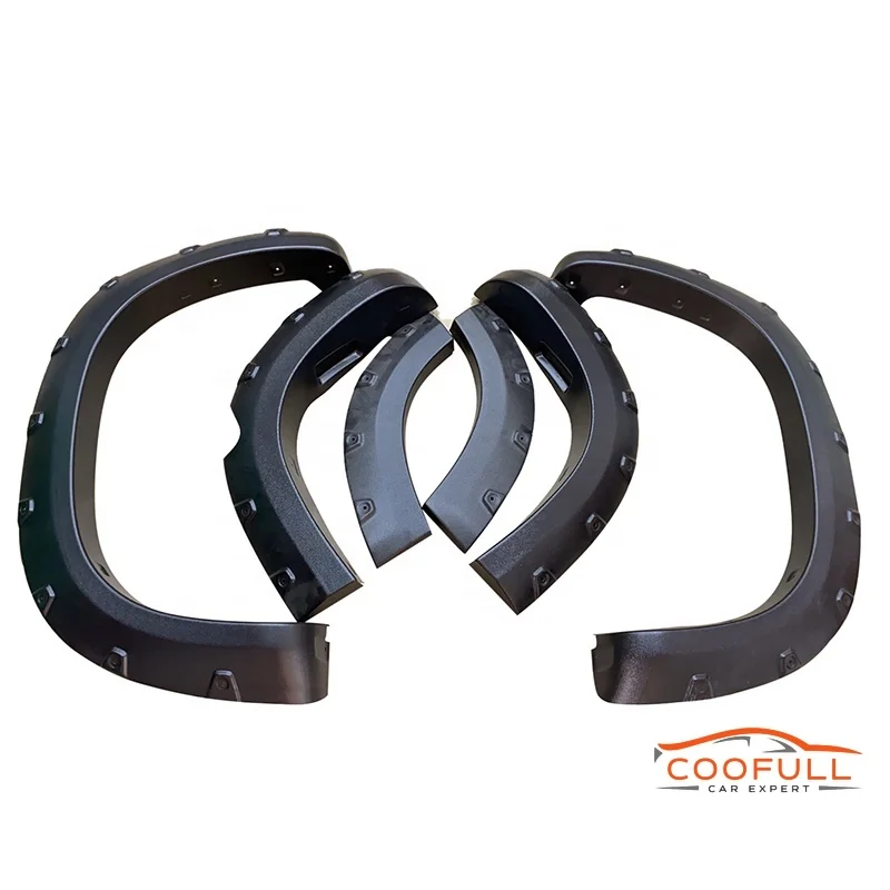 Fender Flares Compatible for Toyota Prado LC150 FJ150 5 Doors Modified Anti-Collision Arch Wheel Eyebrow Mudguard Sticker