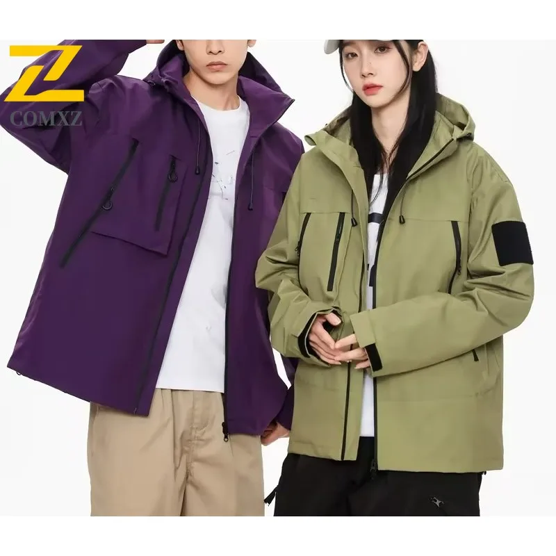 

High Quality 3-in-1 Jacket Autumn Winter Unisex Thickened Warm Windproof Waterproof Outerwear Hiking Mountaineering Parka Coat