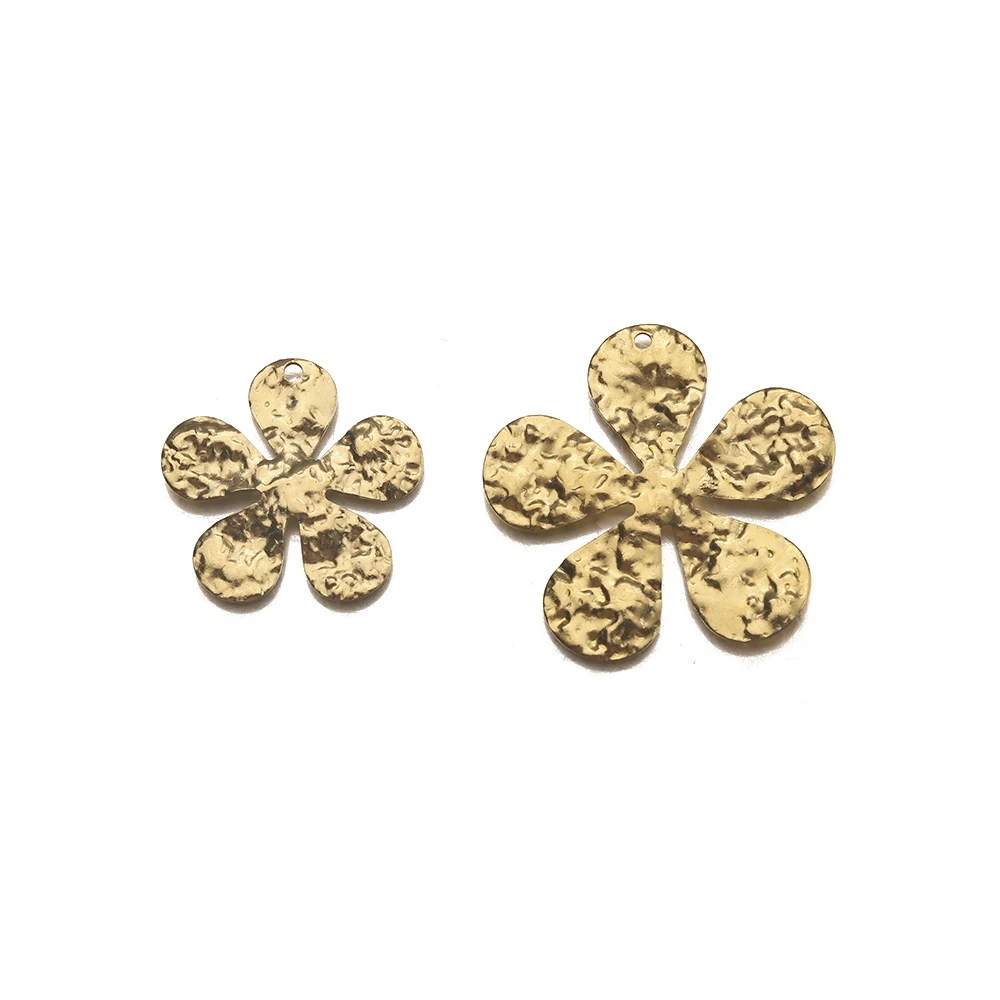 

20Pcs Brass Embossed Plum Blossom Charm Plum Flower Pendant Floral Charms For Diy Necklce Earrings Making Bracelet Findings