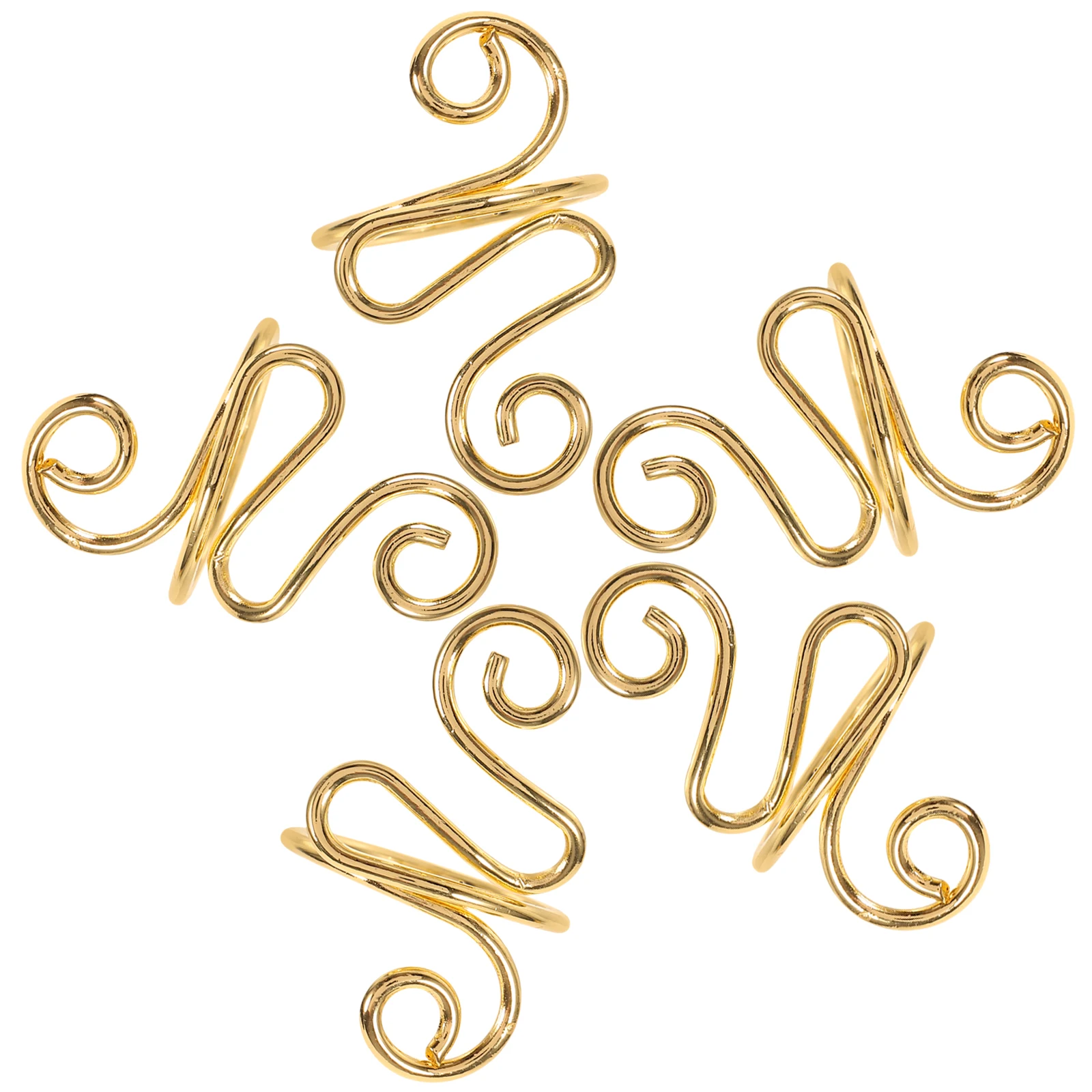 

5 Pcs Crochet Ring Handmade Rings Knitting Finger Guard Crocheting Loop for Fingers Counter Knitted Marker