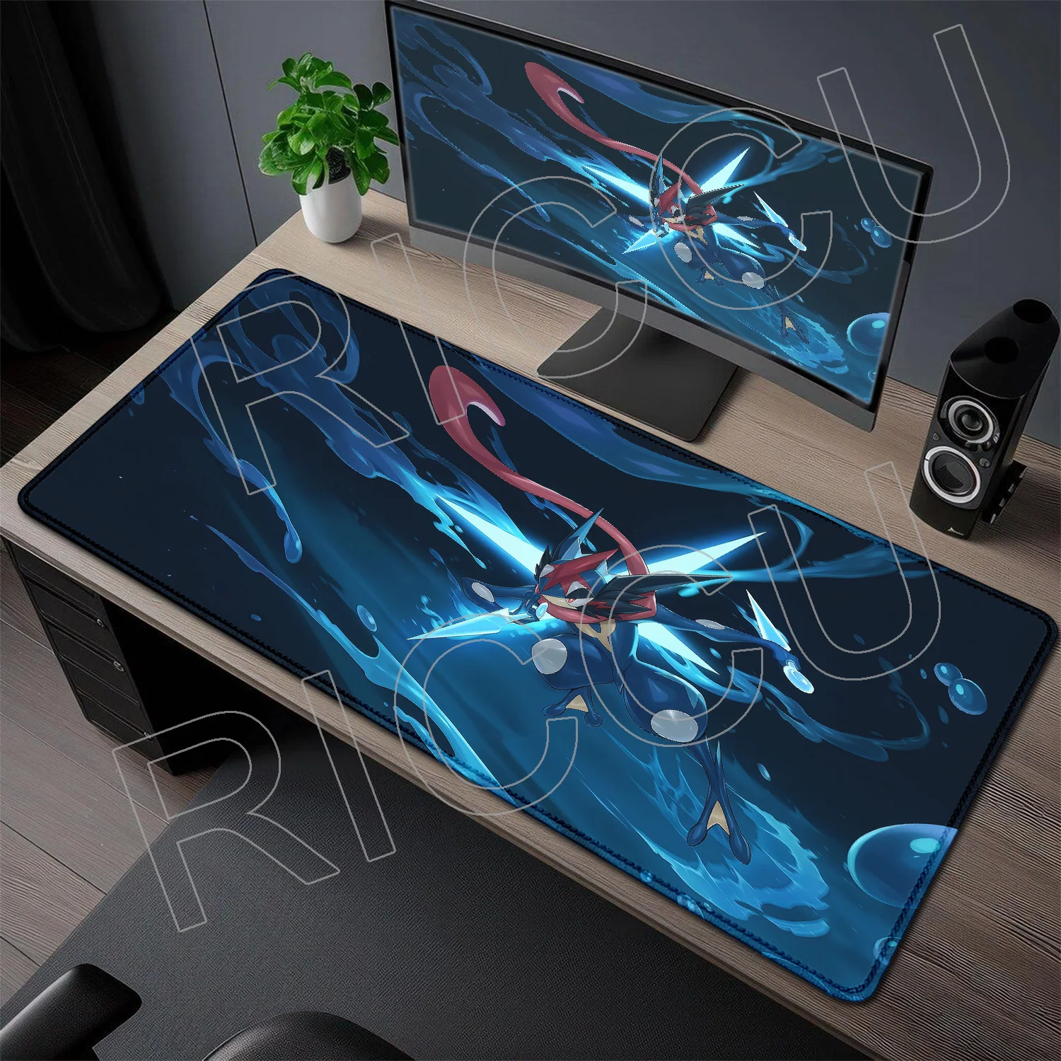 XXL HD print Mouse Pad Large Rug Gamer PC Accessories Keyboard Rubber Expand Desk Mat Laptop Pokemon carpet 100X500CM Mousepad