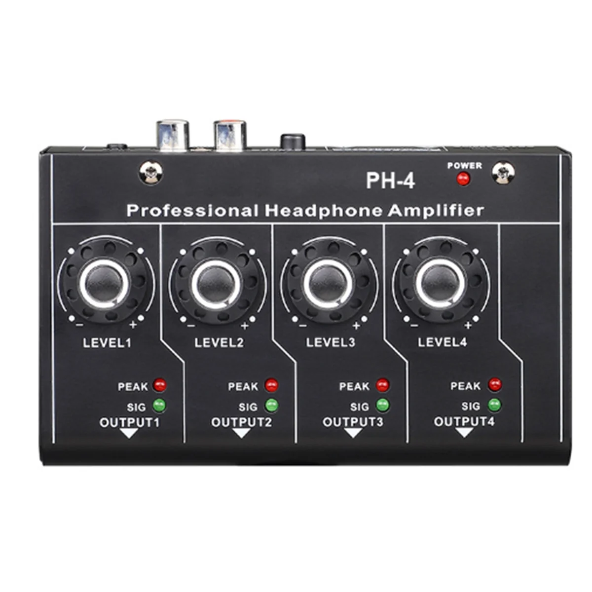 Headphone Amplifier Stereo Sound System 4 Channel AloneControl Volume