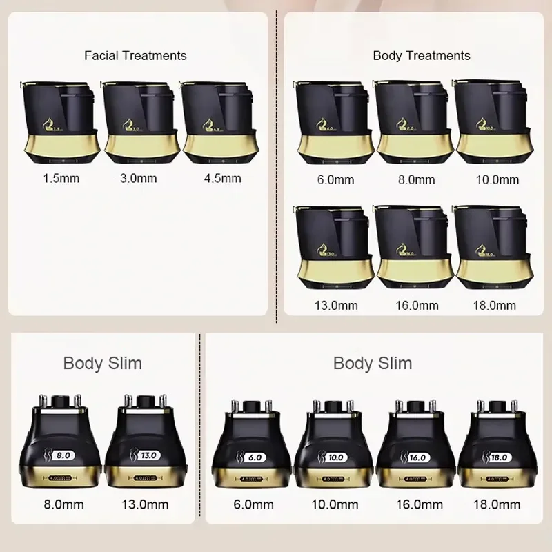 22D Max Replacement Cartridges 13D Facial Lifting Cartridge 18D RS Liposonix Cartridge 10000 Flash Time