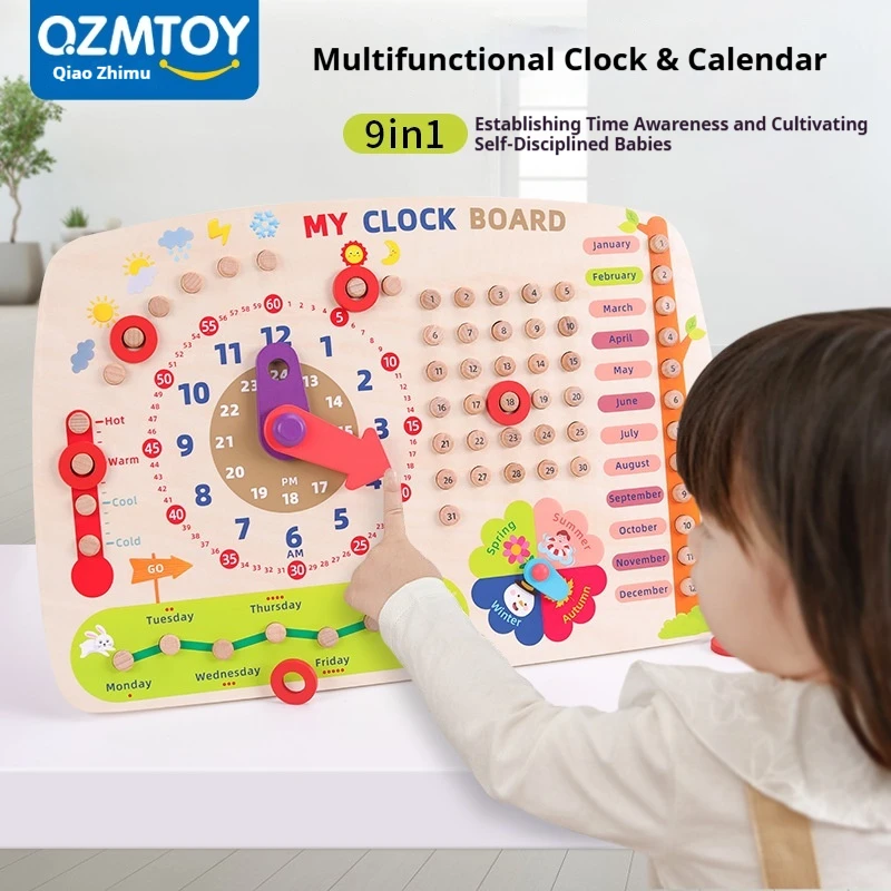 horloge-pour-apprendre-l'heure-aux-enfants-petite-horloge-en-bois-puzzle-pour-bebe-education-precoce-numerique-grande-horloge-reveil-jouet