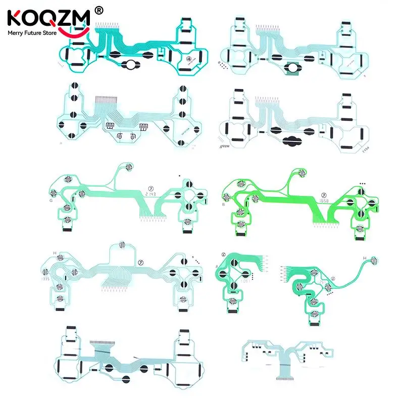 Controller Ribbon Circuit Board for PS3 Controller SA1Q160A 159A 113A SA1Q135A 222A SA1Q194A Vibration Conductive Film For Ps4