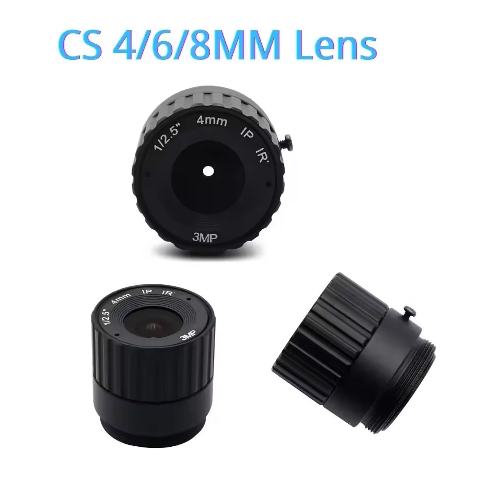 ELP CS Mount Lens 2.1mm/2.5mm/4mm/6mm/8mm/12mm CS Fixed Focus Lens for Manual USB Camera