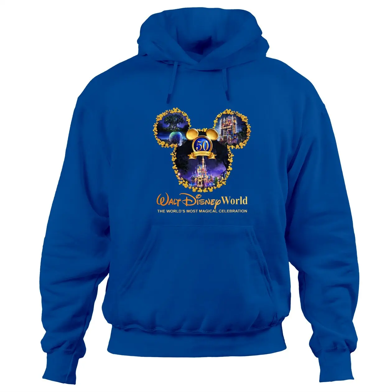 Disney Walt Magic World 50th Anniversary Hoodies, Disneyworld Matching Family Hoodies