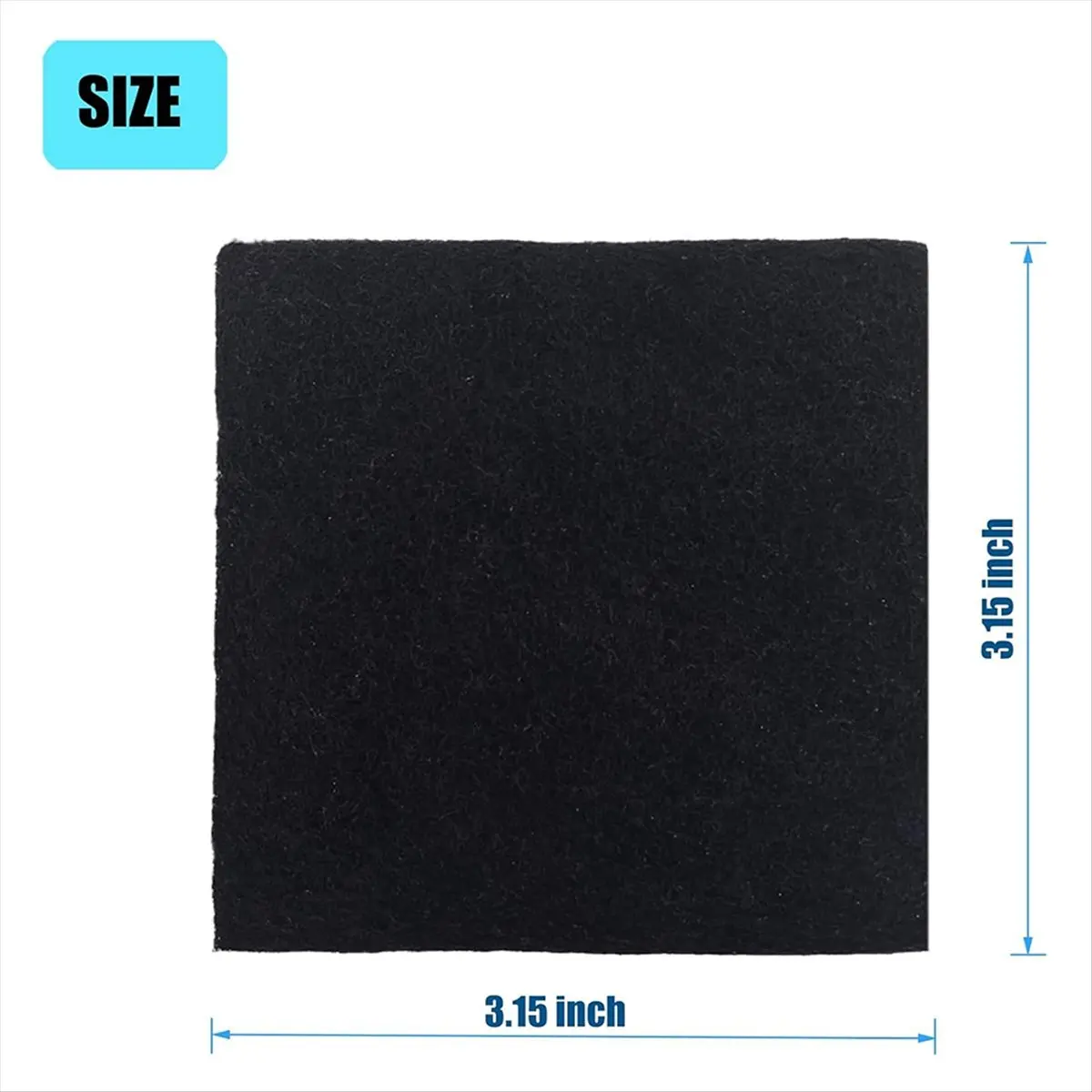 12 Pack Replacement Odor Absorbing Filter Refills for Trash Can, Activated Charcoal Deodorizer