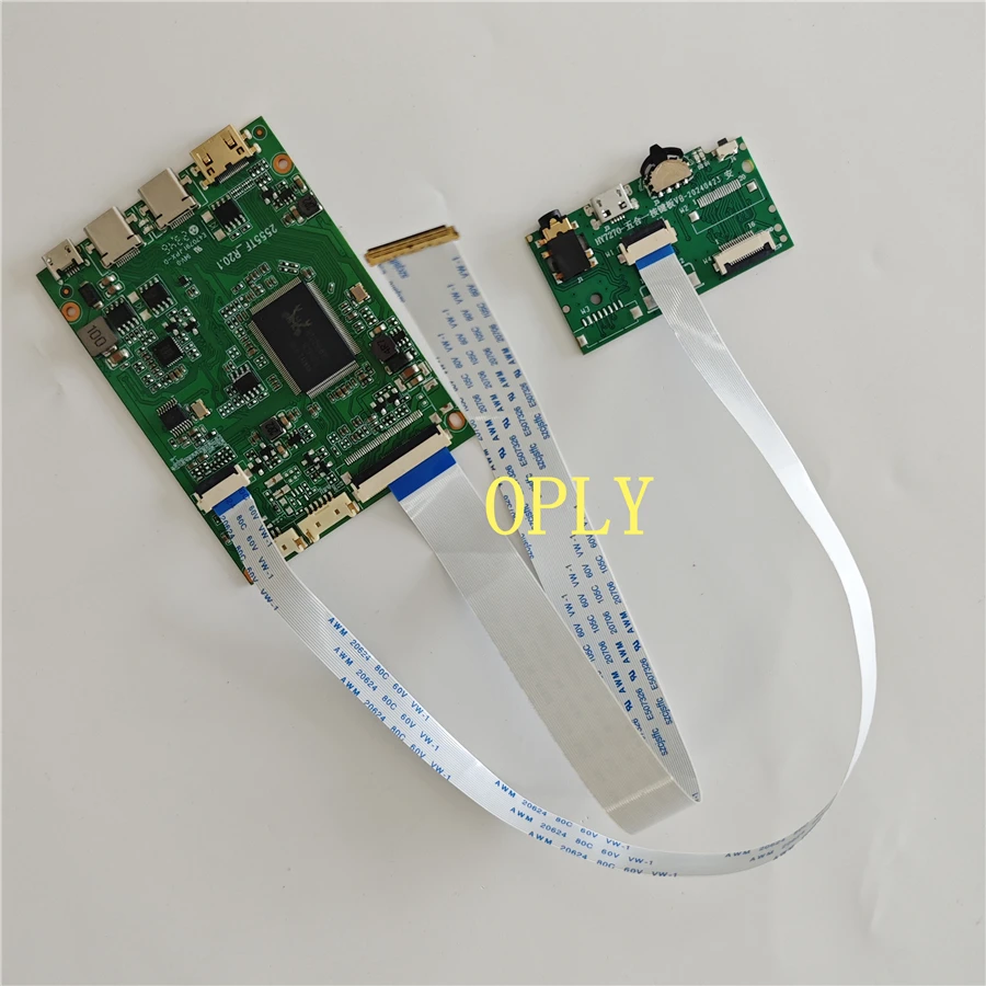 

Плата контроллера 2 TYPE C Mini HDMI-совместимая для NV160WUM-N48 B160UAN05 NV160WUM 1920x1200 EDP 16 "Набор светодиодных панелей DIY