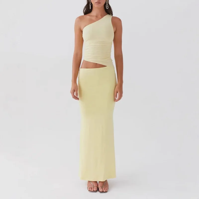 

Hot-selling New European and American Style2025Solid Color Comfortable Fashion Women's Skirt Set Women's Knitted Sweate