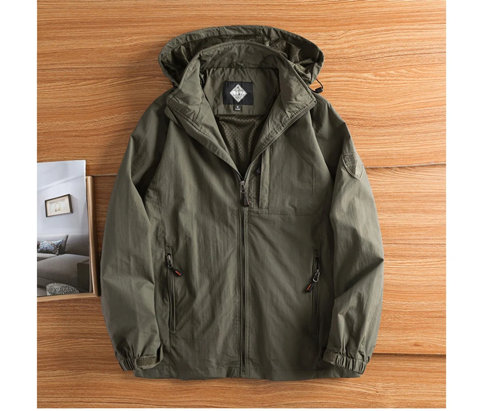 Autumn Men's Hiking Waterproof Jackets Men Outdoor Quick Dry Sports Climbing Hooded Coats Men Breathable Windbreaker Jackets 5XL 14 S41a1d18b7ffd4a64acb3b694a2bdcff9G