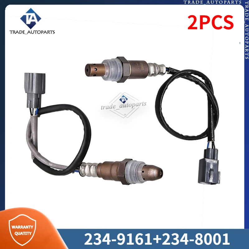 2PCS Lambda Oxygen O2 Sensor 234-9161 234-8001 For 2016 2017 2018 2019 2020 2021 2022 Toyota Tacoma 2.7L Upstream & Downstream