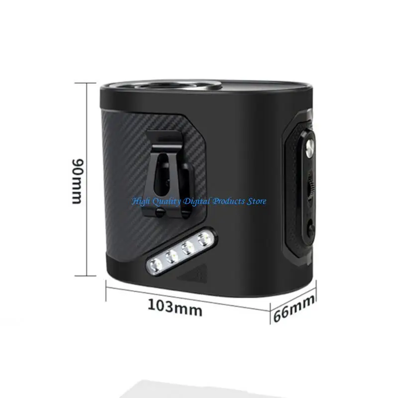 U2JE 6000 mAh Cinturón montado en correa 100 velocidad Personalización clip plegable Tipo C Puerto carga rápida para