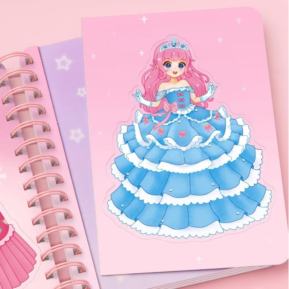 DIY Craft Puncture Painting Kit Poke Board Sticker Set Princess Theme Poke Art Creative Puzzle Card Board Puzzle Painting Card