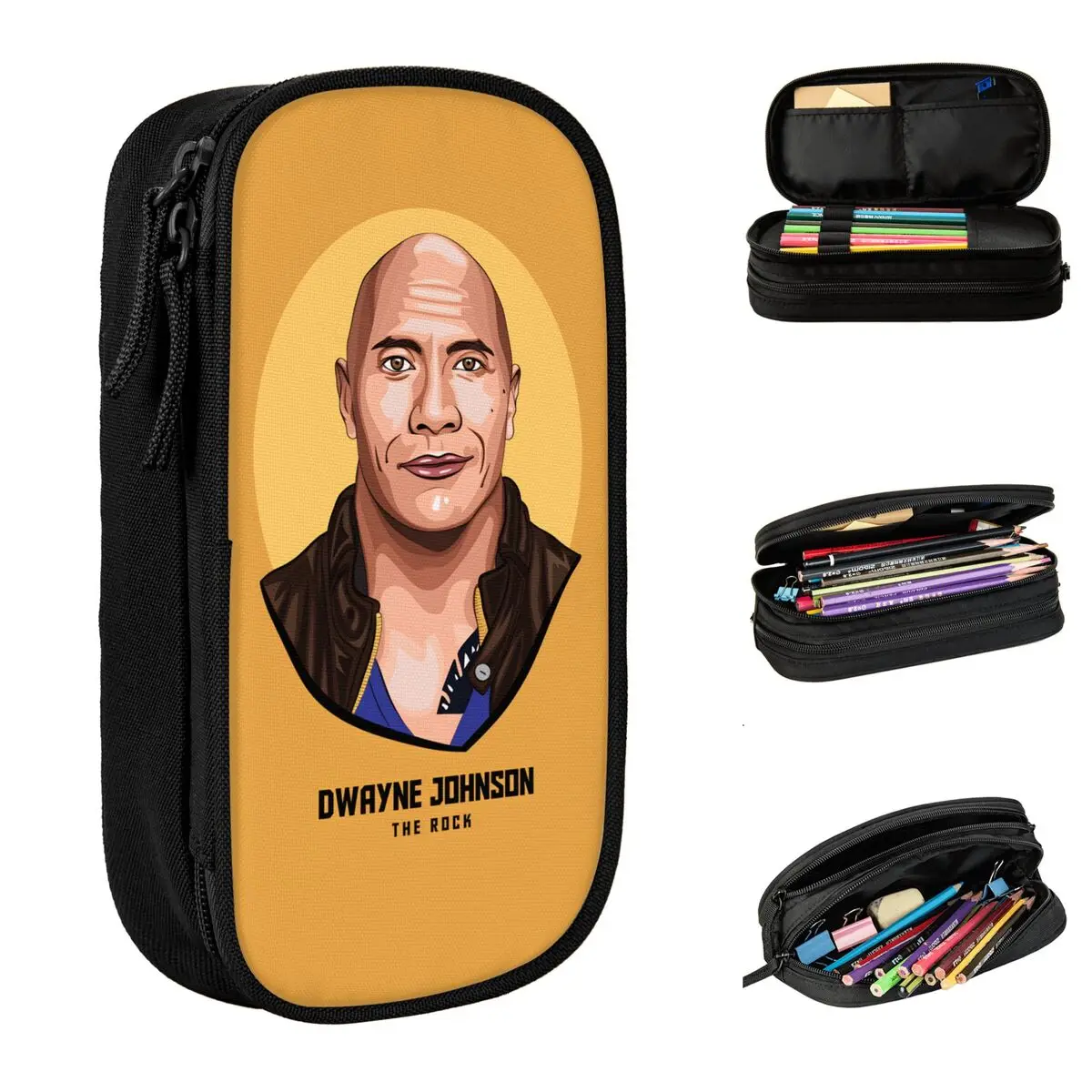 estojo-de-lapis-retro-the-rock-face-dwayne-johnsons-caixa-de-lapis-escolar-infantil-com-ziper-organizador-de-papelaria-personalizado