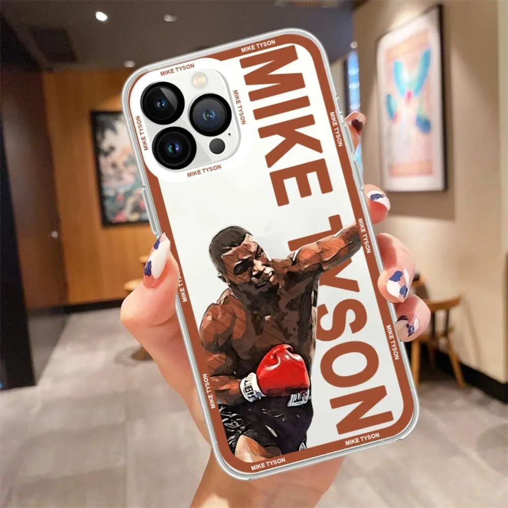 Mike T-Tysons boxing master Phone Case For Samsung Galaxy S23 S22 S21 S20 S10 Plus lite Ultra Transparent Shell