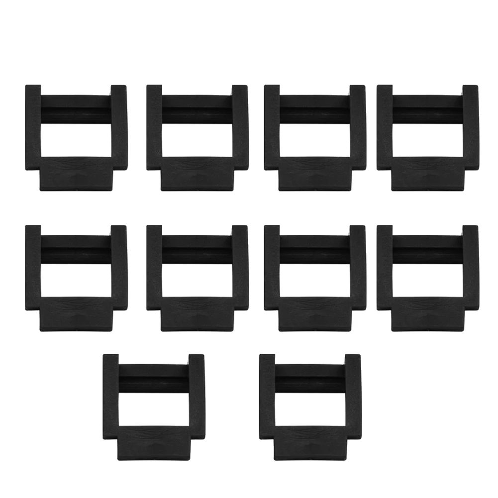 

10 PCS PCIE Riser Card Retainer Vertical Mount Locker 1X 16X PCIE Cable Extender for Mining ETH BTC Riser-Black