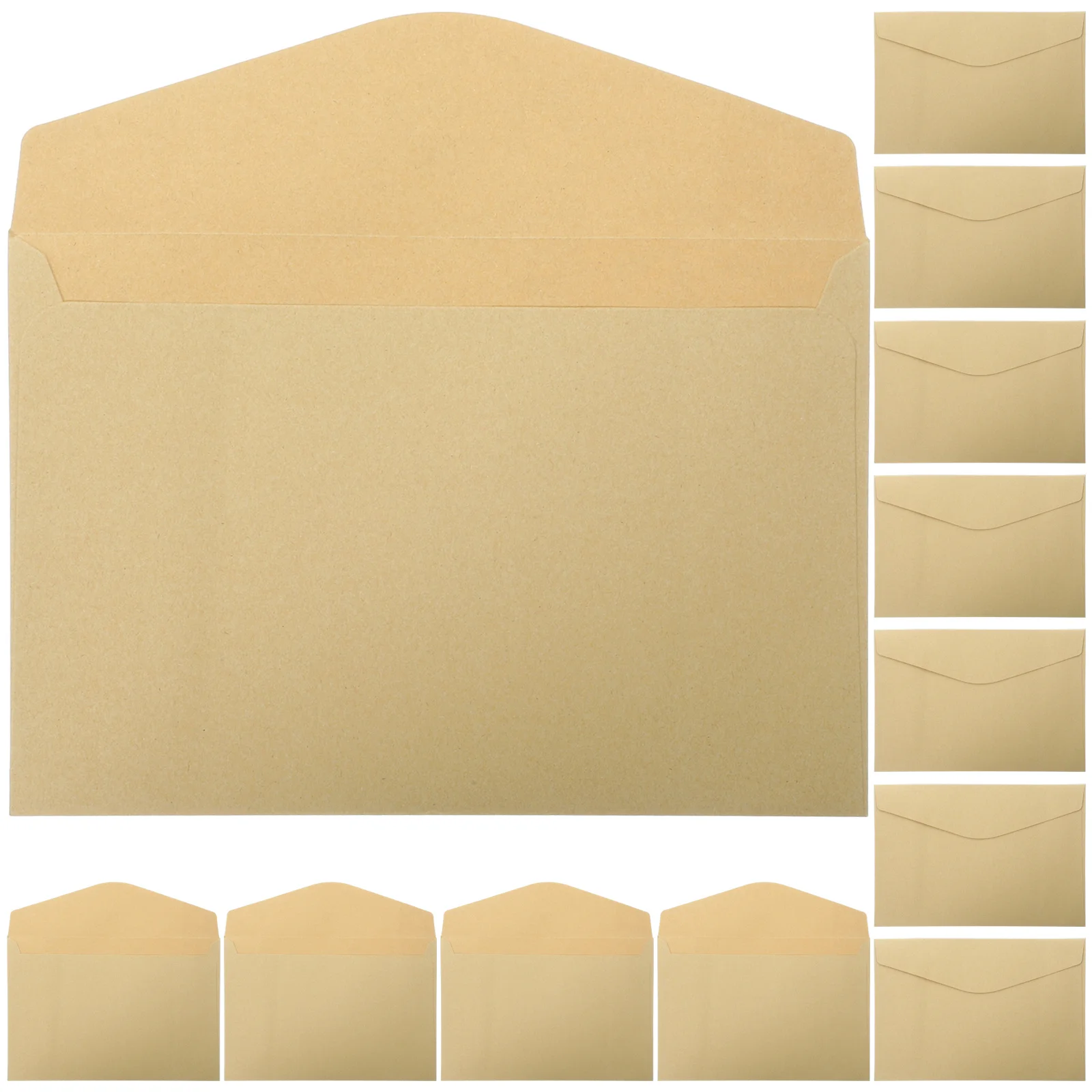 

50 шт., винтажные конверты для поздравительных открыток, пустые свадебные приглашения, портативные практичные конверты для фестиваля, вечеринки, офиса, домашнего использования