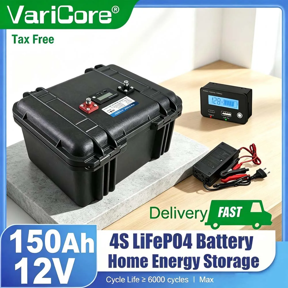 12v/12.8V 150Ah 100Ah LiFePO4 배터리 4s 다기능 휴대용 가방형 배터리 (골프 카트, 인버터, 차량용 라이터용) 면세