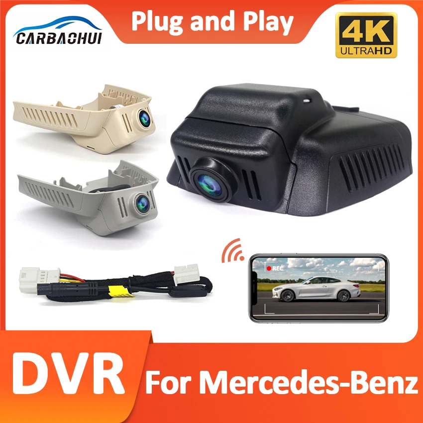 4K HD WIFi Car DVR Dash Cam video recorder for Mercedes Benz C Class w203 w204 for Mercedes Benz E Class w211 w212 GLK X204