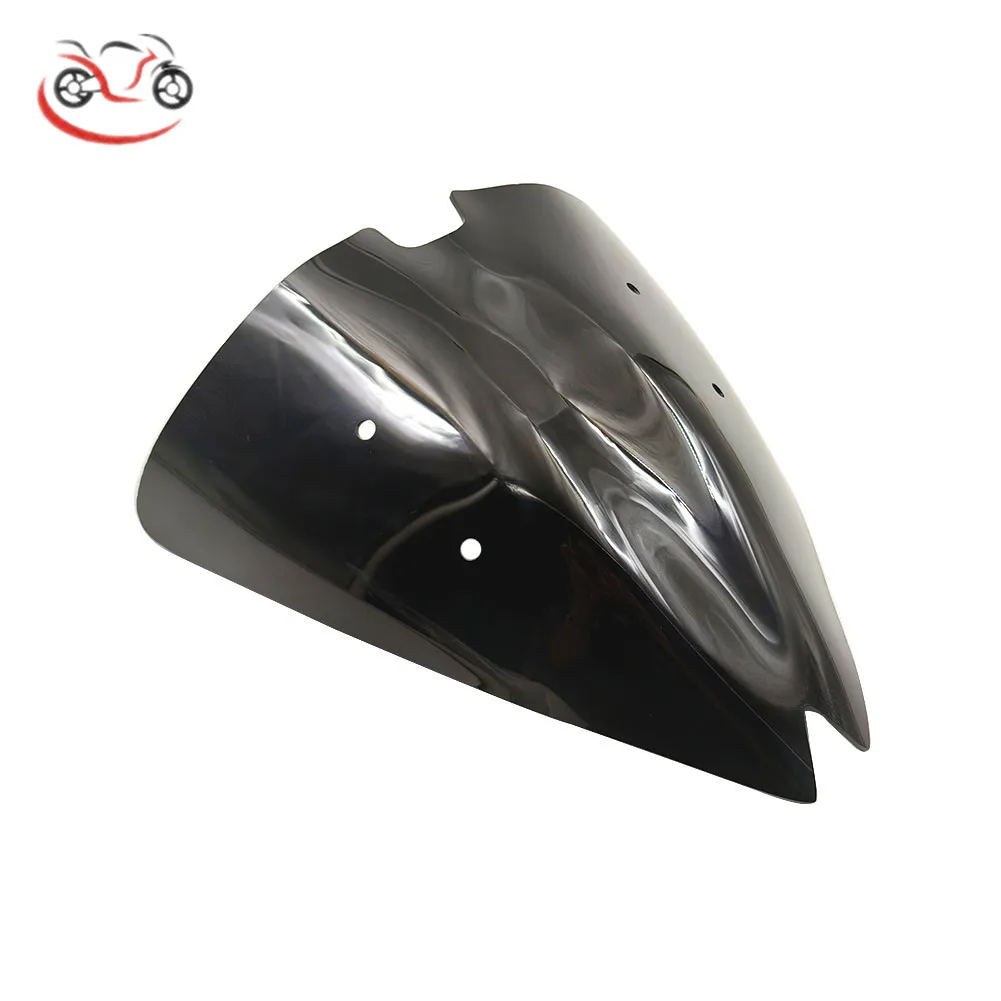 Motorcycle Windshield  Windscreen Double Bubble Wind Deflectors For Kawasaki Z1000 Z 1000 2007 2008 2009