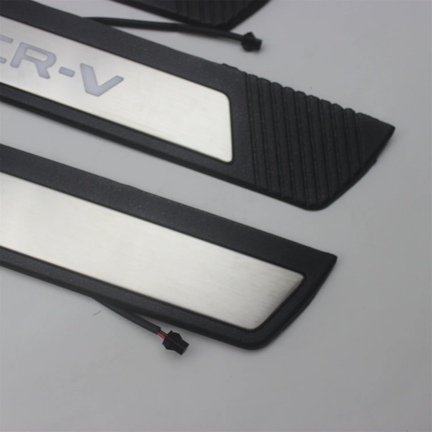 Car Styling Stainless Steel Led Door Sill Scuff Plate Guard Sills Protector Trim For Honda CRV CR-V 2022 2023 2024