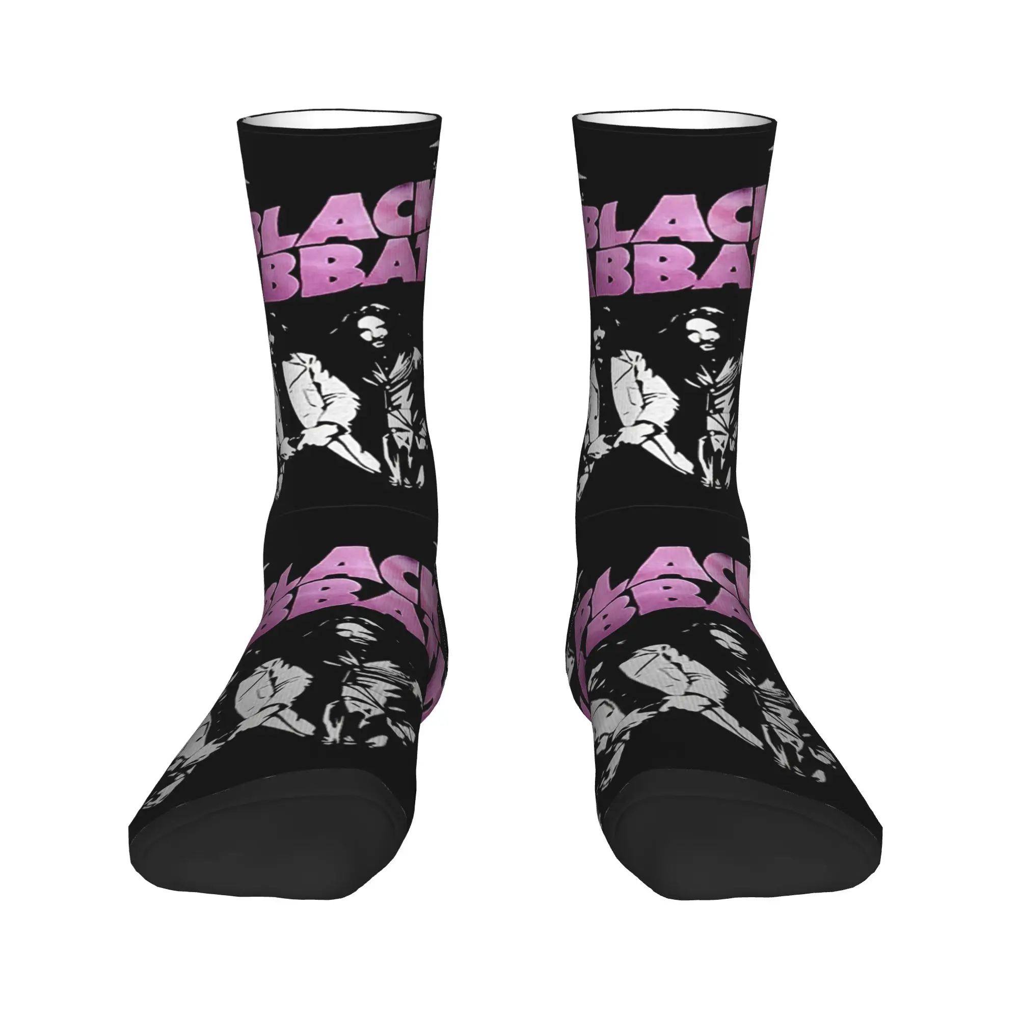 Black Sabbaths Stockings Men album Socks Medium Soft Fashion Socks Autumn Running Non Slip Graphic Socks Birthday Gift