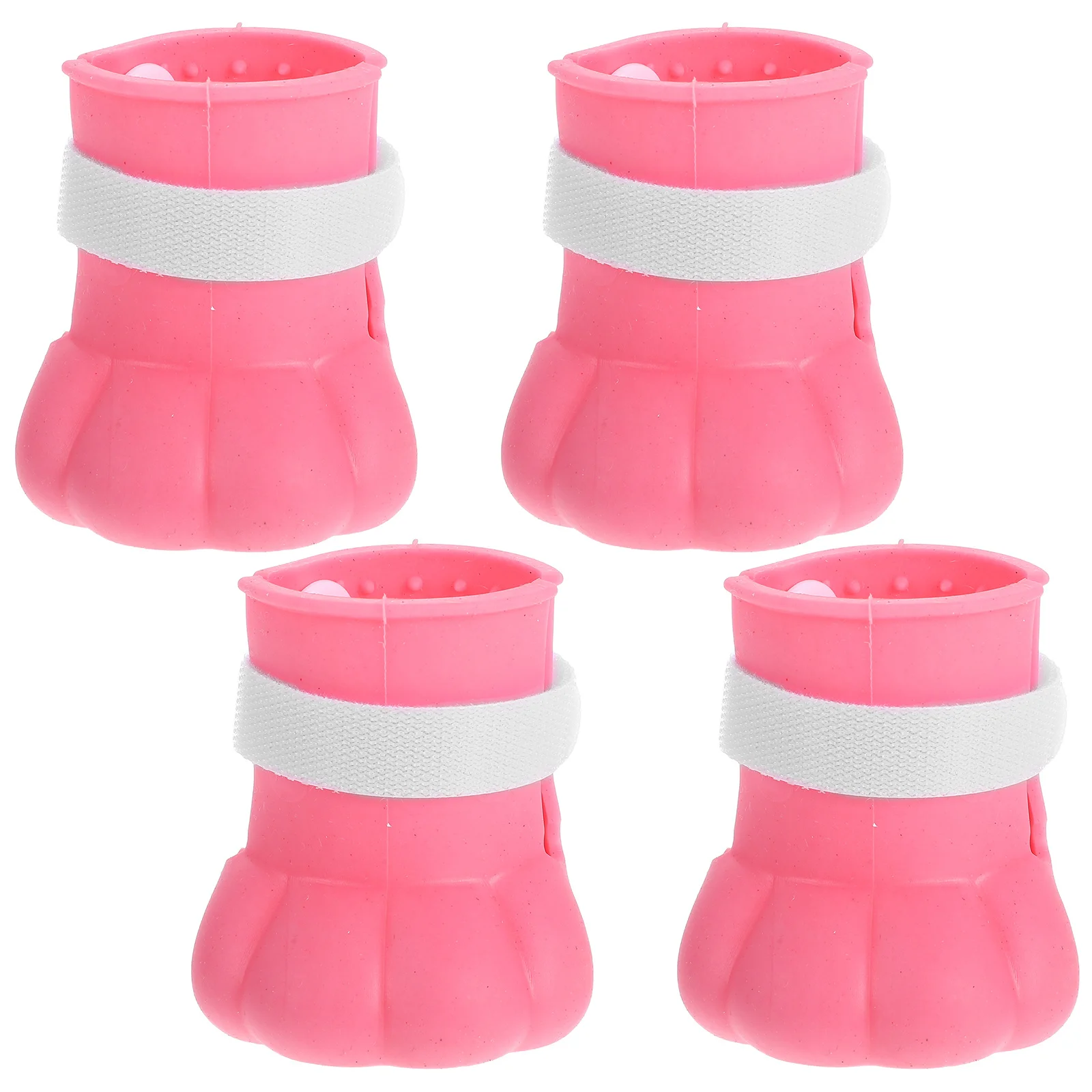

4pcs Paw Covers Adjustable Waterproof Boots For Grooming Bathing Nail Protection Cat Boots For Grooming Cat Supplies