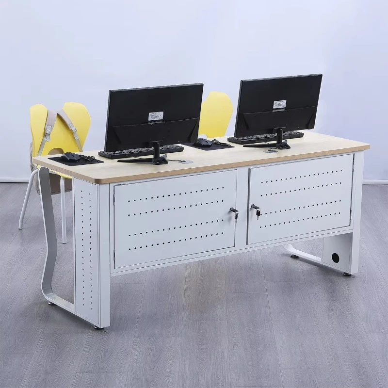 School Furniture Computer Desk Classroom Student Study Desk Two Seat University