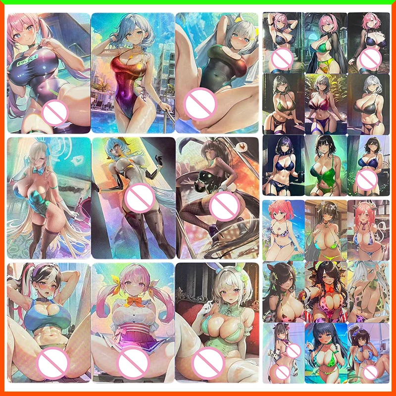 

Аниме История богини DIY ACG Sangonomiya Kokomi Furina Keqing Ganyu Raiden Shogun коллекционные карты игрушки для мальчиков подарок на день рождения