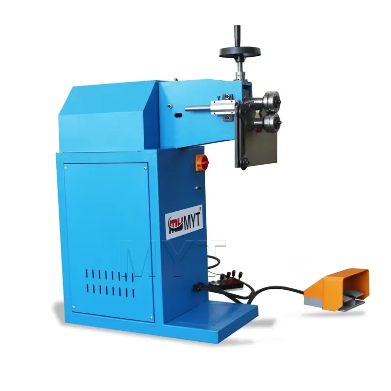 Electric HVAC Round Duct Beading Rolling Rotary Beading Machine