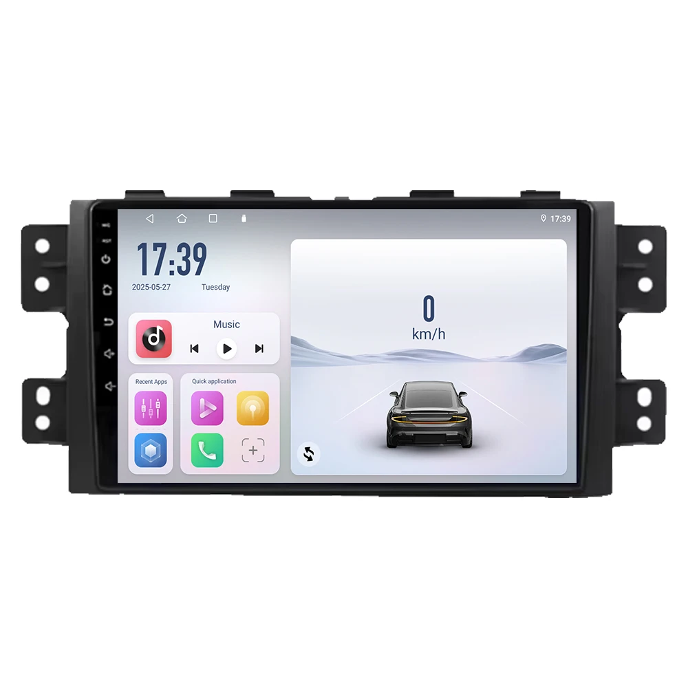 Android 16 Car Radio Carplay For Kia Borrego Mohave 2008 2009 - 2015 Navigation WiF+4G 360Camera BT GPS Multimedia Player stereo