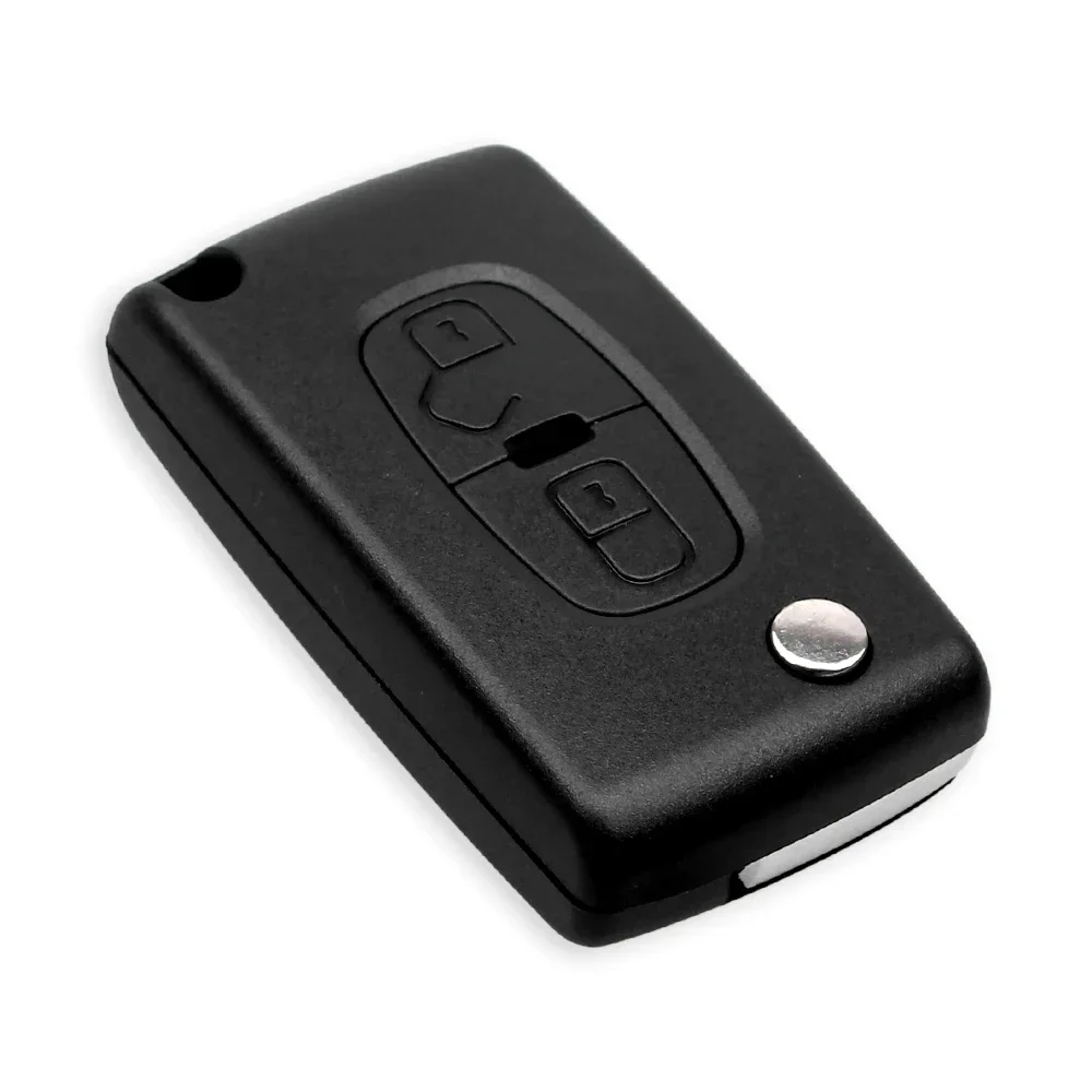 KEYYOU FOR Peugeot 4007 ET 4008 FOR Citroen C-Crosser C4 Aircross 2 Button Remote Key Case Shell Fob MIT-11R Blade CE1731