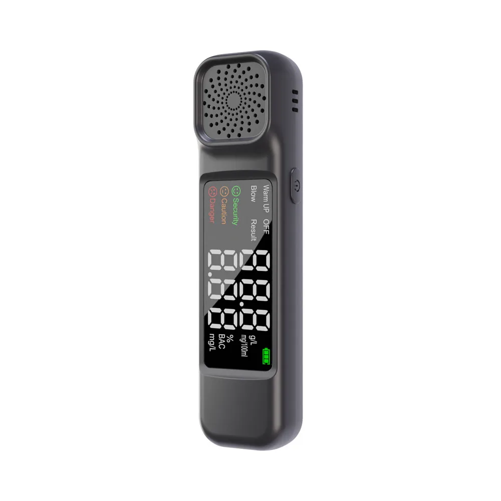 Handheld High-Precise Alcohols Detector Non-Contacting Breath Blow Tester 10s Response High-Sensitive Electronic Breathalyzer