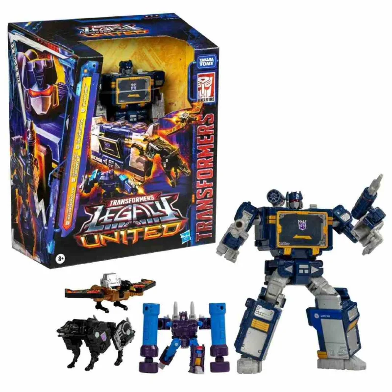 

В наличии Hasbro G1 Soundwave L Class 08, автомобильный мастер A Edition, разбивает небо, ядро, класс земли, подарок