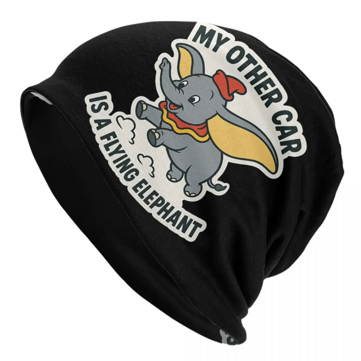 مخصص دامبو Skullies Beanies قبعات الرجال النساء للجنسين الشارع الشهير الشتاء متماسكة قبعة الكبار سيارتي الأخرى تحلق الفيل بونيه القبعات