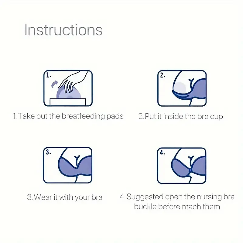 3 طبقات من وسادات الرضاعة الطبيعية المصنوعة من القطن الناعم ماصة للتنفس وسادات الثدي النحيفة للحوامل والأم المرضعة #5