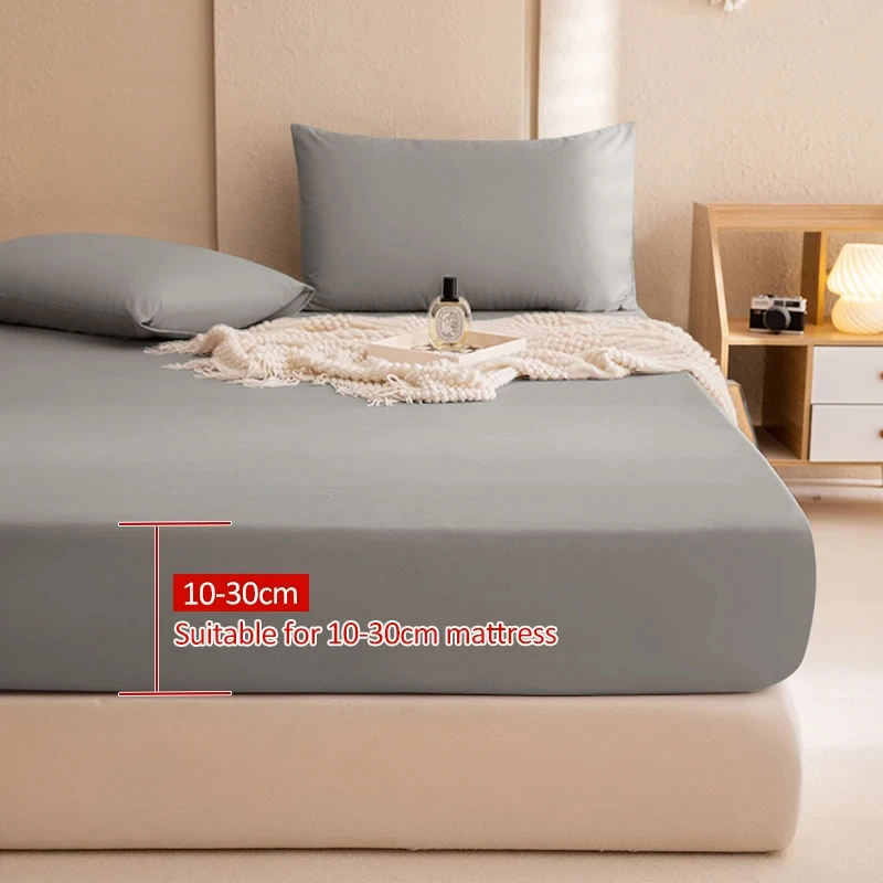 100% Waterproof Mattress Covers Protector Adjustable Non-slip Bed Fitted Sheet With Elastic Bands for Queen King 180x200 bedroom