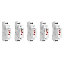 5X GEYA GRT8-M1 On Off Time Delay Relay 16A AC/DC12V-240V Multifunction Din Rail Automatic Timer Relay