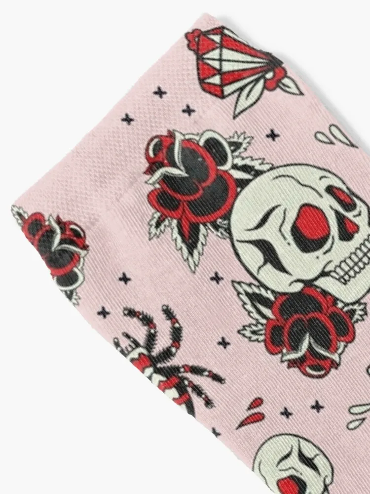 Alte schule tattoo elemente socken