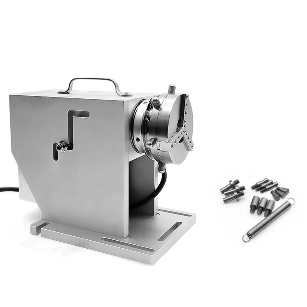 Equipment Parts Rotary Device Uv Co2 Fiber Marking Machine Parts Rotating Device Ring Carving