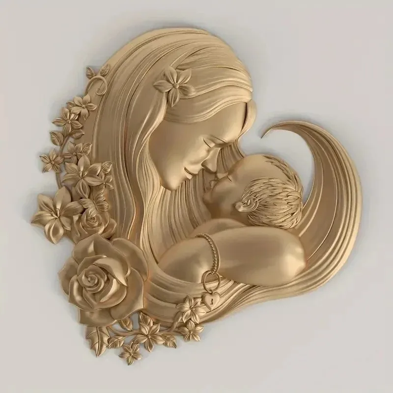 1pc diy silicone cake mold with mother and youngsters design-ideal for milk mousse,chocolate,fondant baking-reusable kitchen - view 6